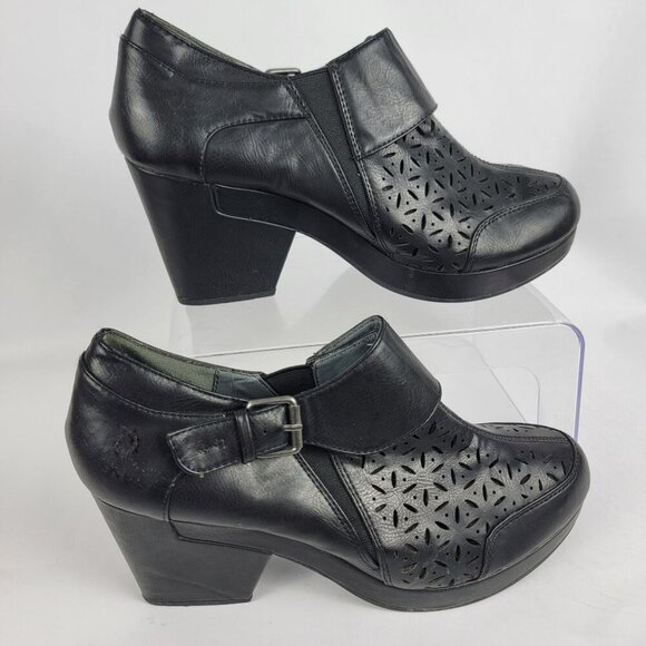 J-41 Jambu Womens 10 Slip On Platform Clogs Vegan Bohemian Booties Going Out - Picture 1 of 13